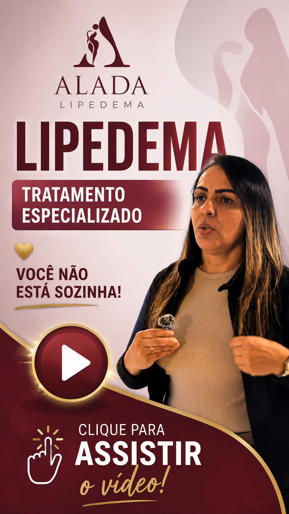 Renata Treff · Depoimento em evento presencial do Alada